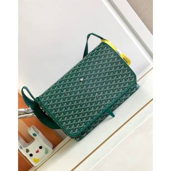 Goyard Capetien MM Messenger Bag Green 2024 8130 (ZHANG-240527071)