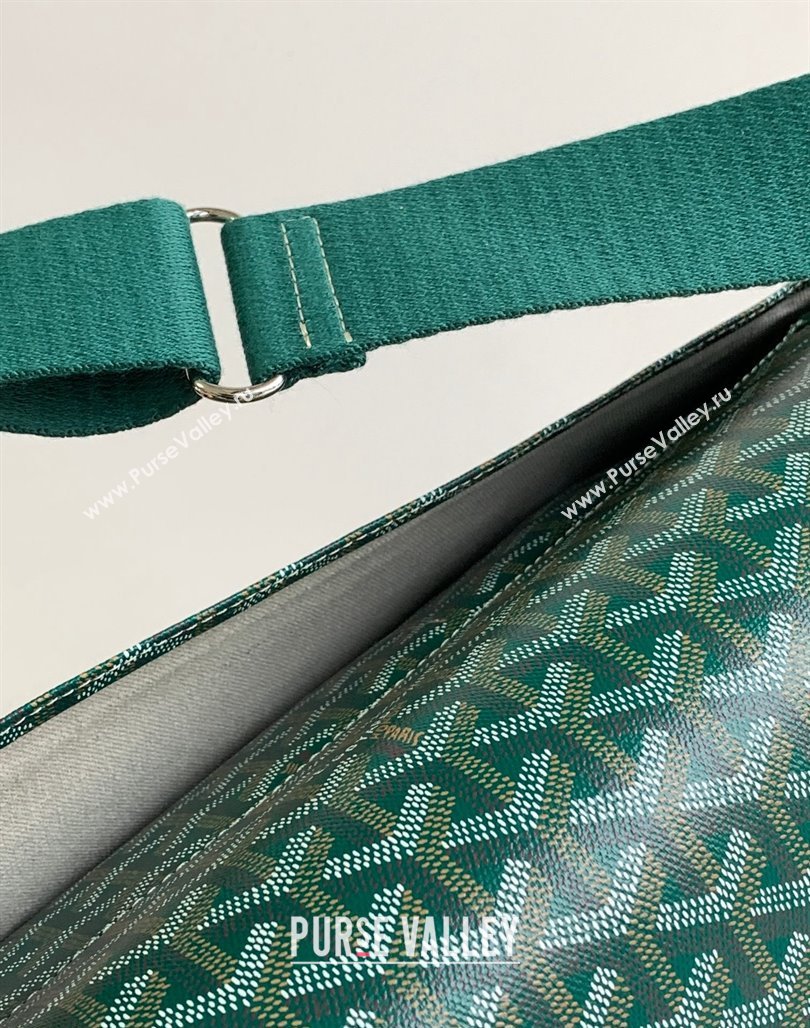 Goyard Capetien MM Messenger Bag Green 2024 8130 (ZHANG-240527071)