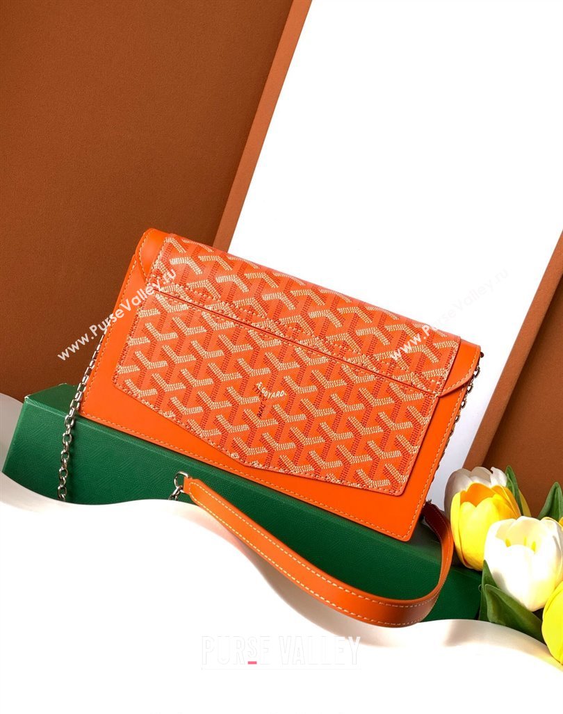 Goyard Duchess Marie-Caroline Chain Bag Orange 2024 8216 (ZHANG-240621058)