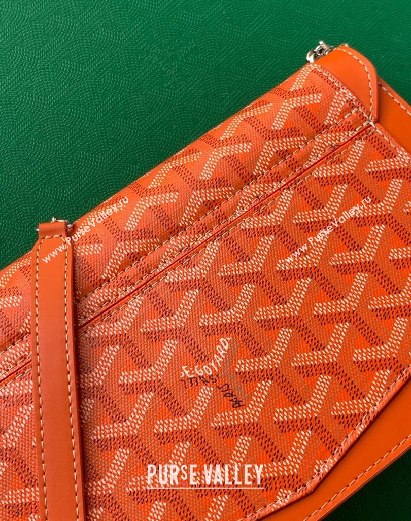 Goyard Duchess Marie-Caroline Chain Bag Orange 2024 8216 (ZHANG-240621058)