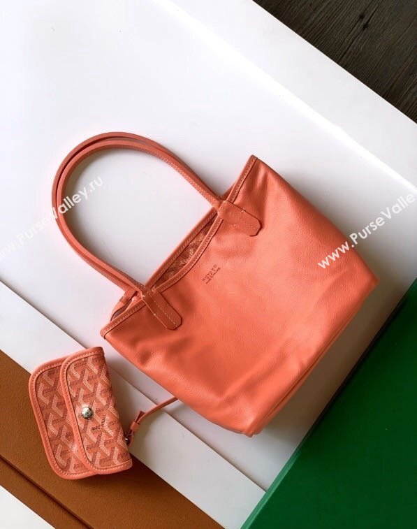 Goyard Anjou Mini Tote Bag Coral 2024 2321 (ZHANG-240621047)