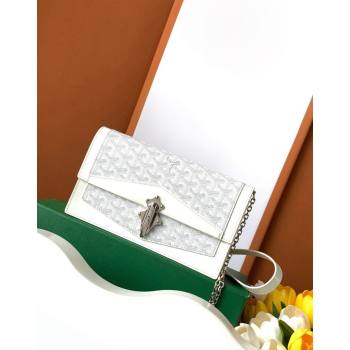 Goyard Duchess Marie-Caroline Chain Bag White 2024 8216 (ZHANG-240621059)