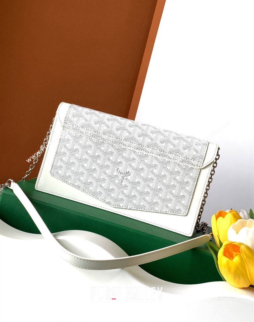 Goyard Duchess Marie-Caroline Chain Bag White 2024 8216 (ZHANG-240621059)