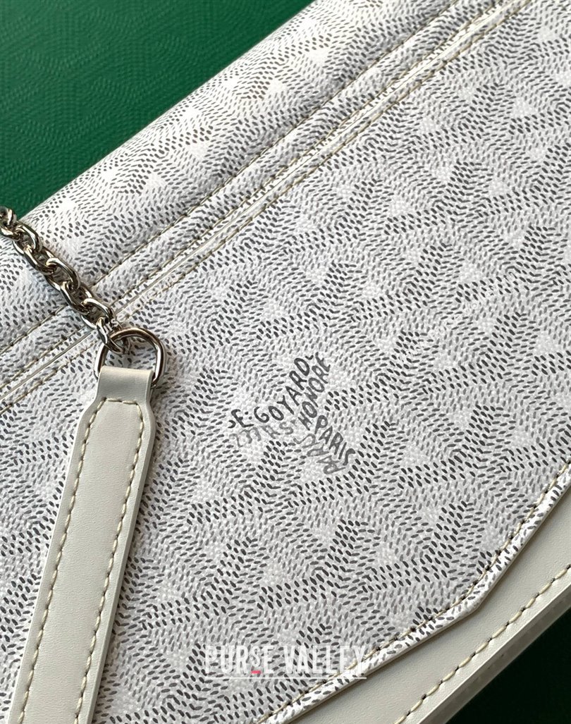 Goyard Duchess Marie-Caroline Chain Bag White 2024 8216 (ZHANG-240621059)