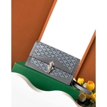 Goyard Duchess Marie-Caroline Chain Bag Grey 2024 8216 (ZHANG-240621062)