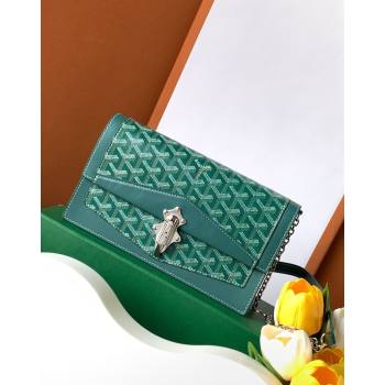 Goyard Duchess Marie-Caroline Chain Bag Green 2024 8216 (ZHANG-240621054)