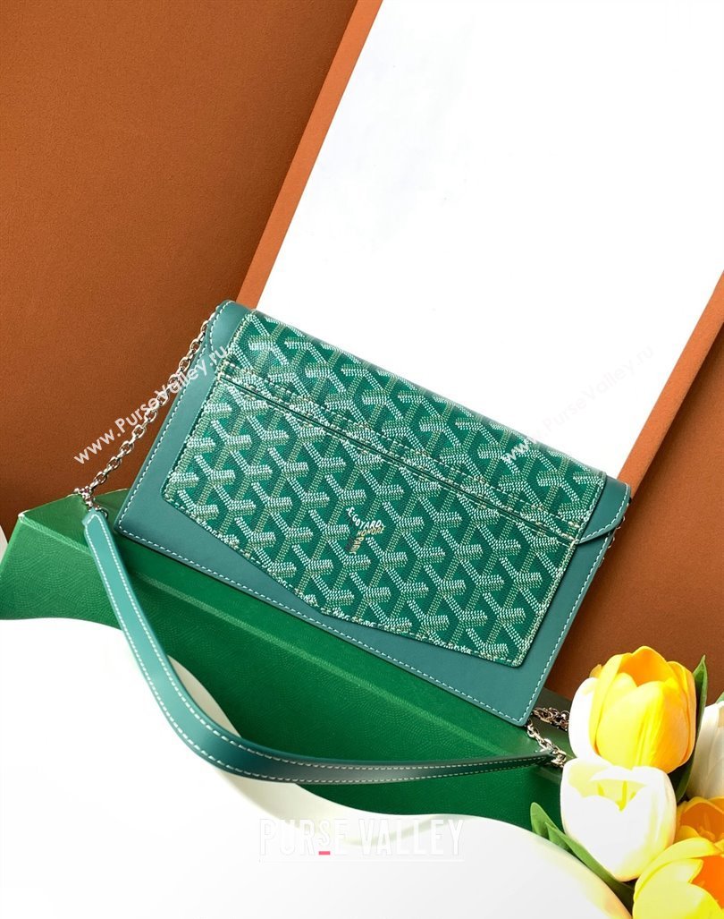 Goyard Duchess Marie-Caroline Chain Bag Green 2024 8216 (ZHANG-240621054)