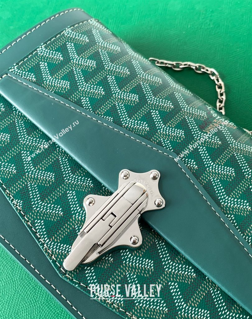 Goyard Duchess Marie-Caroline Chain Bag Green 2024 8216 (ZHANG-240621054)