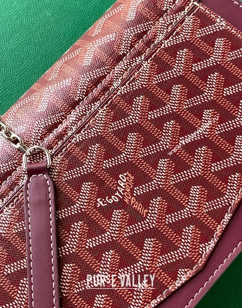 Goyard Duchess Marie-Caroline Chain Bag Burgundy 2024 8216 (ZHANG-240621055)