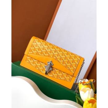 Goyard Duchess Marie-Caroline Chain Bag Yellow 2024 8216 (ZHANG-240621057)