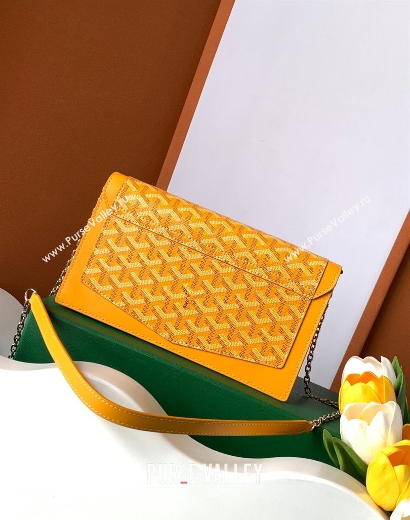 Goyard Duchess Marie-Caroline Chain Bag Yellow 2024 8216 (ZHANG-240621057)