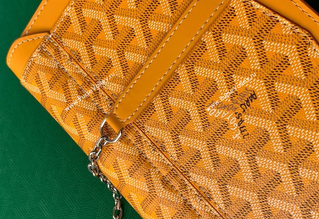 Goyard Duchess Marie-Caroline Chain Bag Yellow 2024 8216 (ZHANG-240621057)