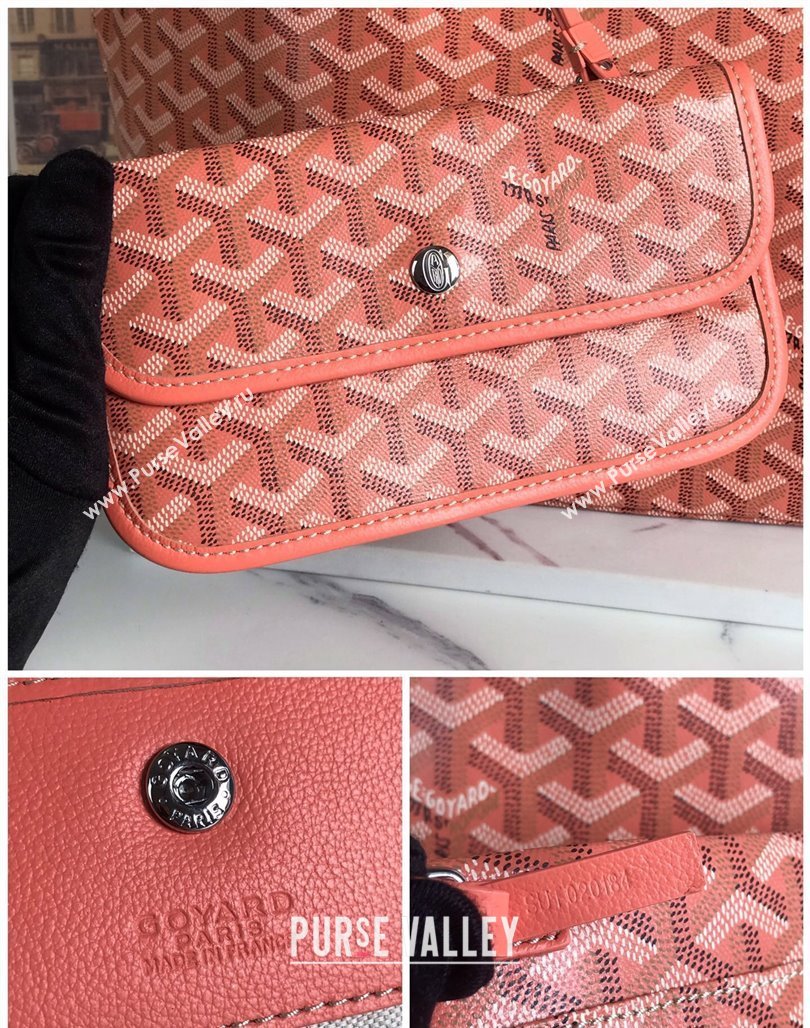 Goyard Saint Louis PM Tote Bag Coral Pink 2024 020184 (nana-240713040)