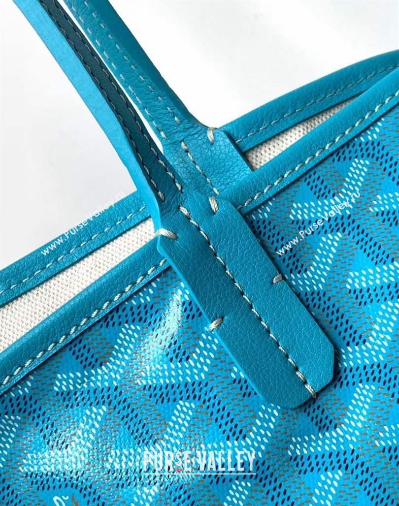 Goyard Saint Louis PM Tote Bag Turquoise Blue 2024 020184 (ZHANG-240713051)