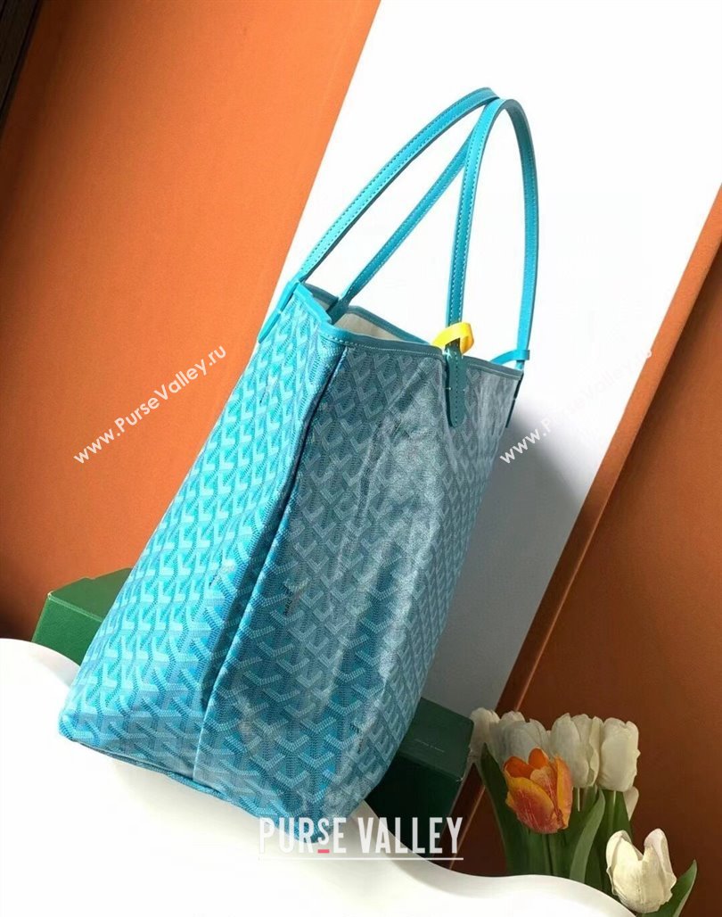 Goyard Saint Louis GM Tote Bag Turquoise Blue 2024 020144 (ZHANG-240713052)