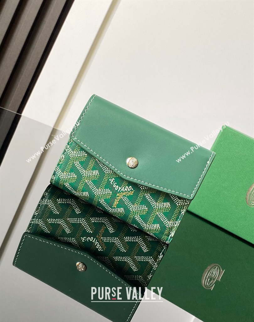 Goyard Saint-Gabriel Wallet Green 2024 3319 (ZHANG-240713053)