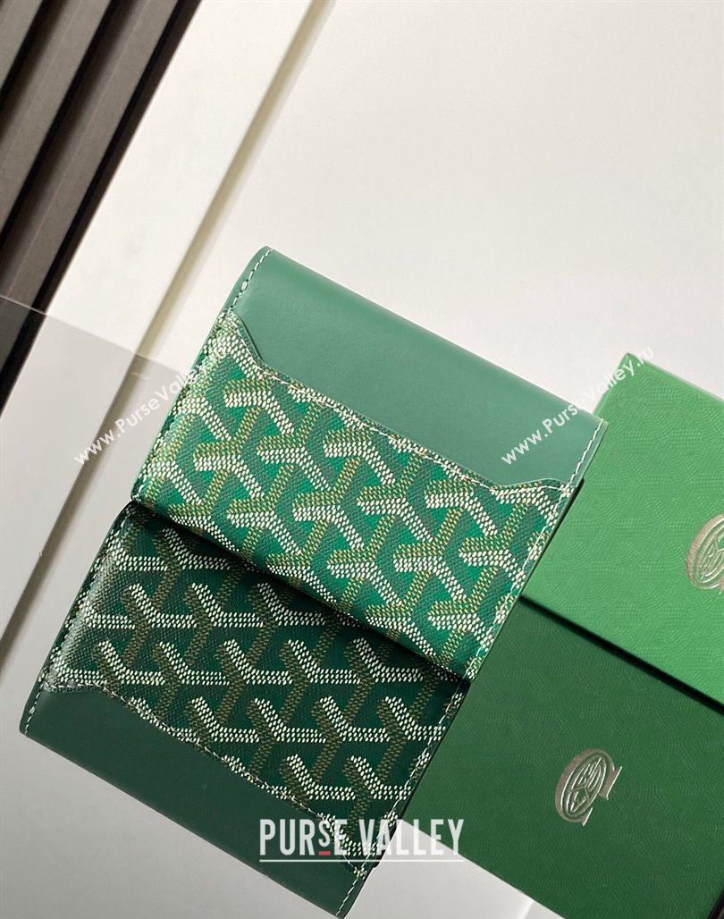 Goyard Saint-Gabriel Wallet Green 2024 3319 (ZHANG-240713053)