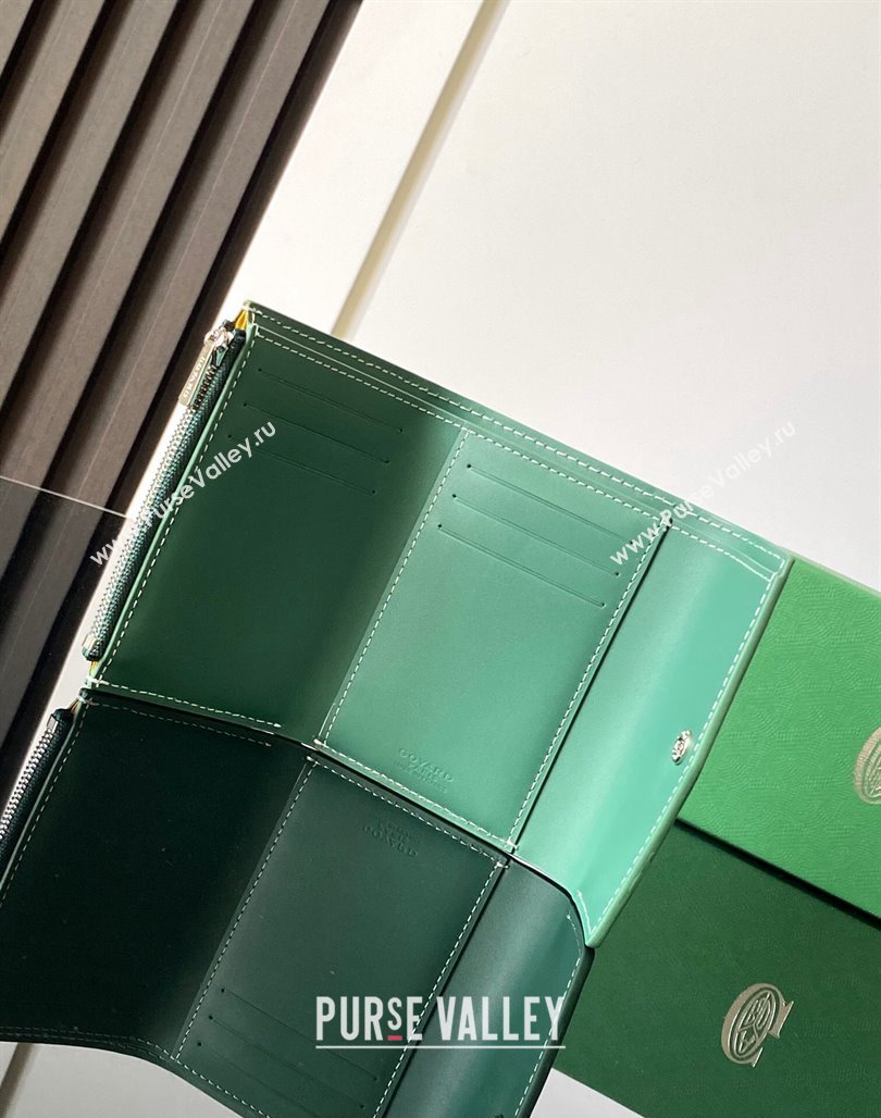 Goyard Saint-Gabriel Wallet Green 2024 3319 (ZHANG-240713053)