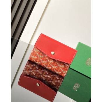 Goyard Saint-Gabriel Wallet Red 2024 3319 (ZHANG-240713056)