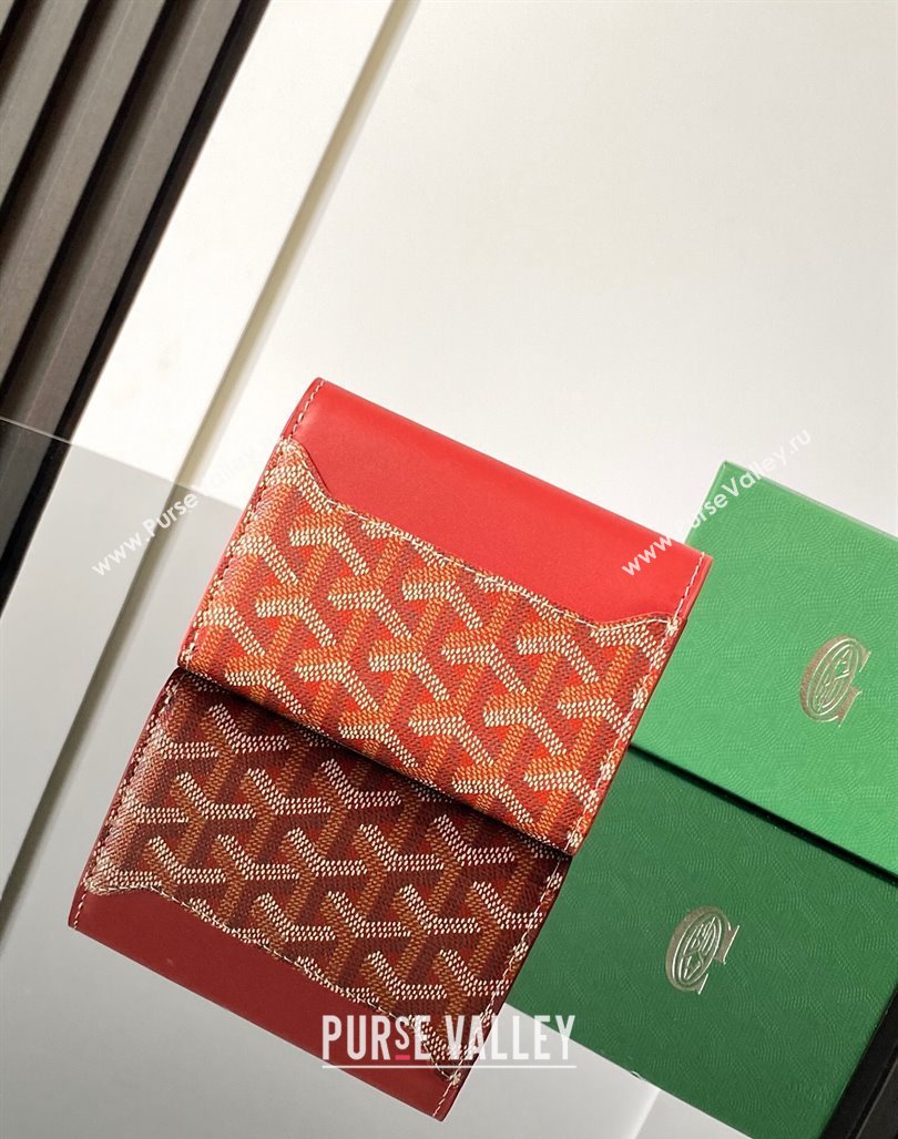 Goyard Saint-Gabriel Wallet Red 2024 3319 (ZHANG-240713056)