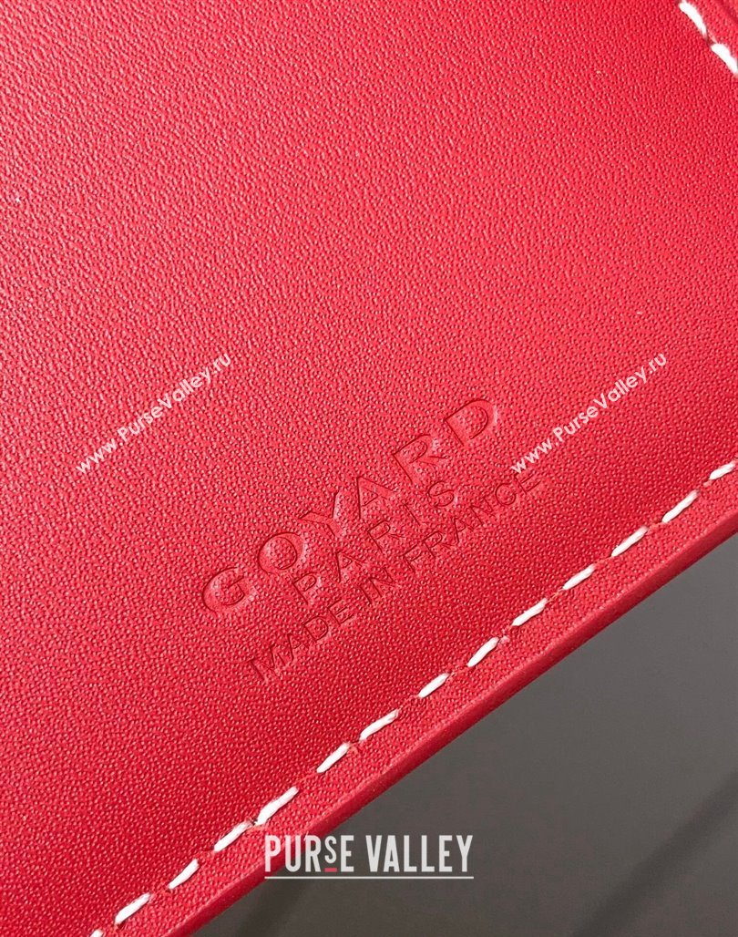 Goyard Saint-Gabriel Wallet Red 2024 3319 (ZHANG-240713056)