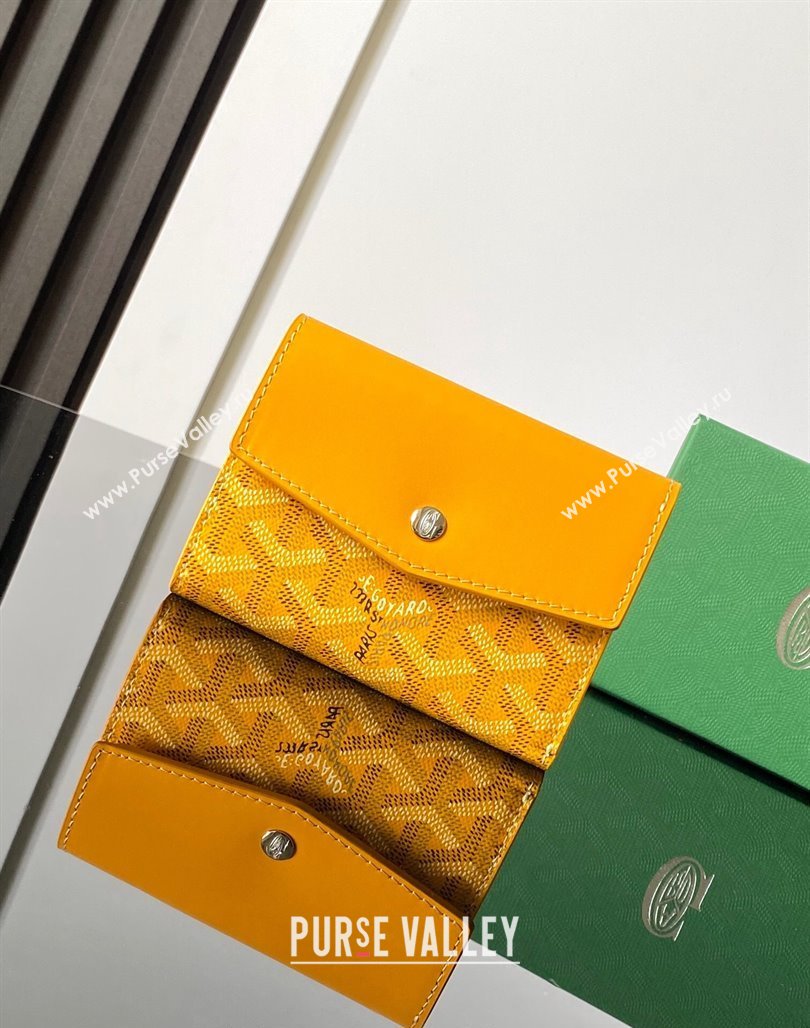 Goyard Saint-Gabriel Wallet Yellow 2024 3319 (ZHANG-240713058)