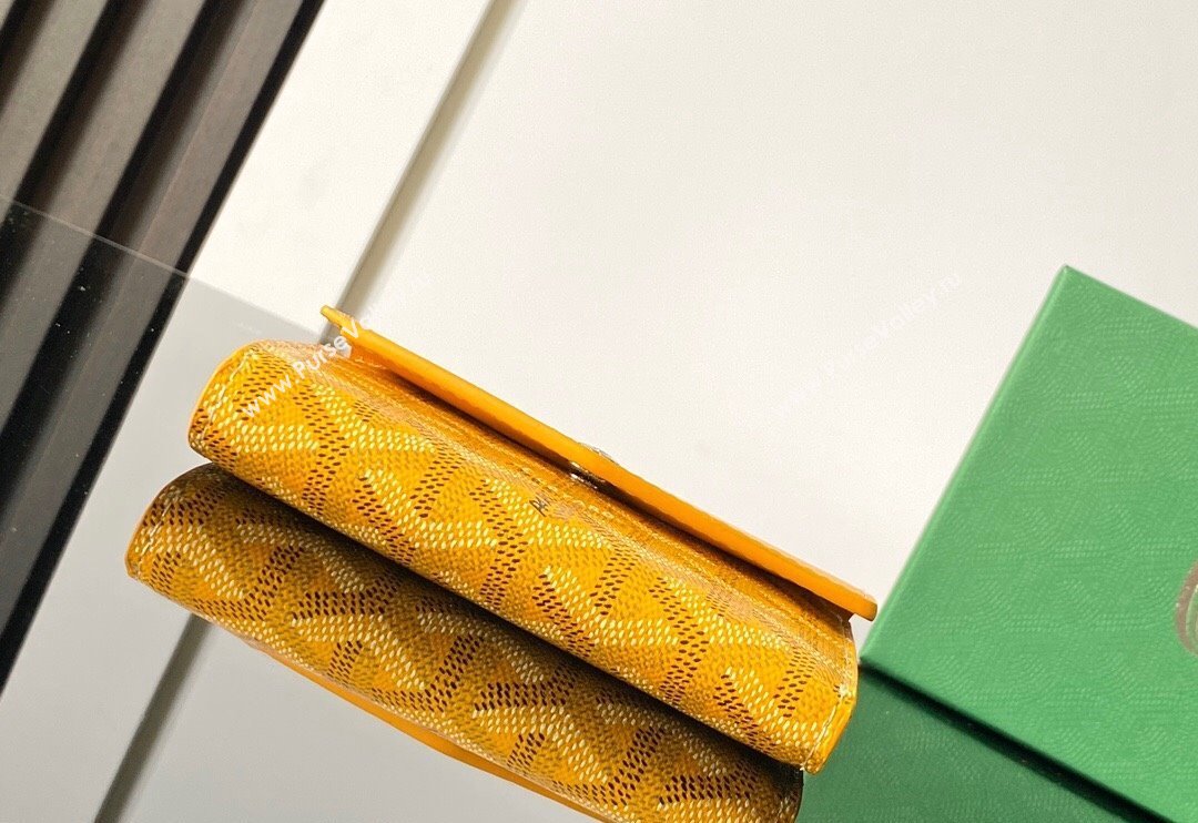 Goyard Saint-Gabriel Wallet Yellow 2024 3319 (ZHANG-240713058)