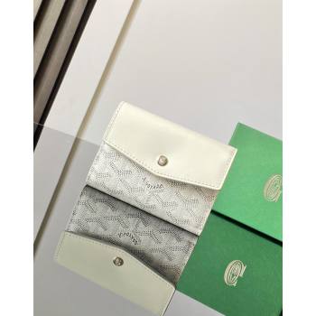 Goyard Saint-Gabriel Wallet White 2024 3319 (ZHANG-240713060)