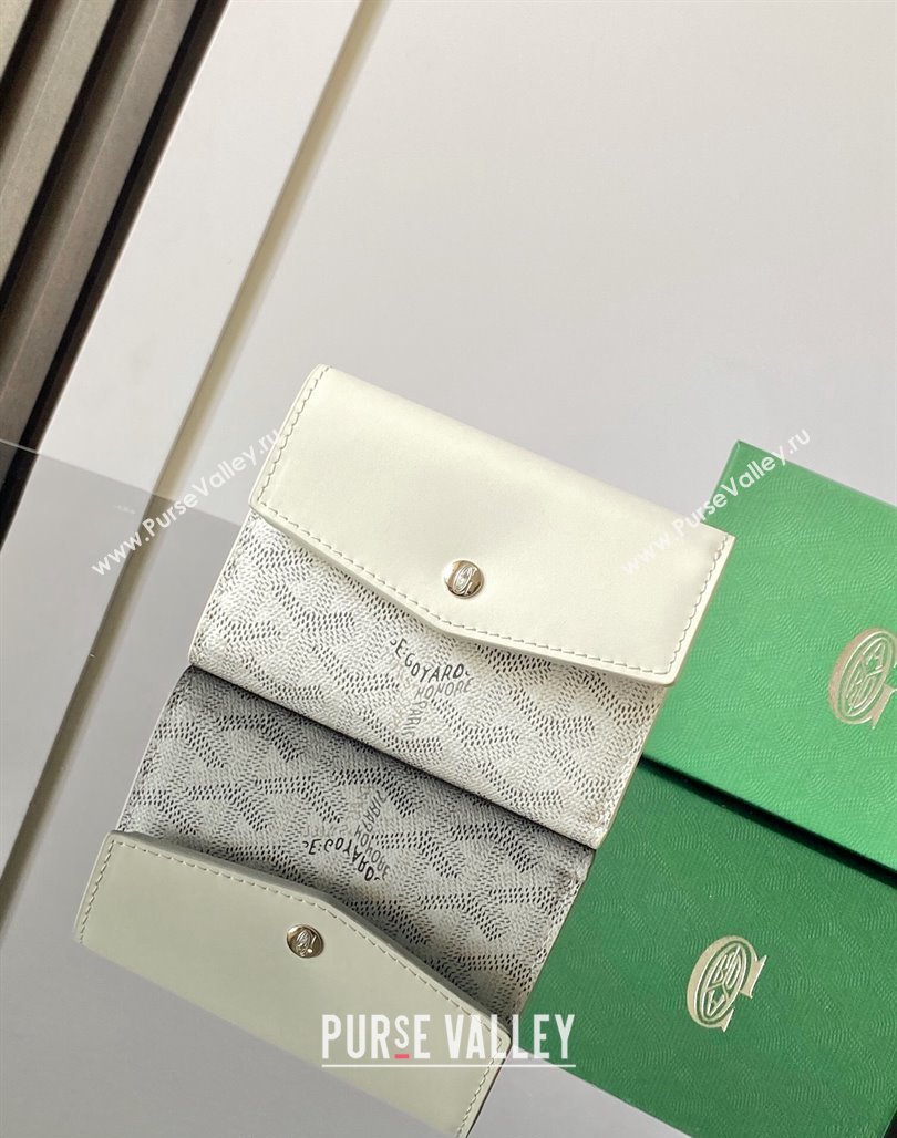 Goyard Saint-Gabriel Wallet White 2024 3319 (ZHANG-240713060)