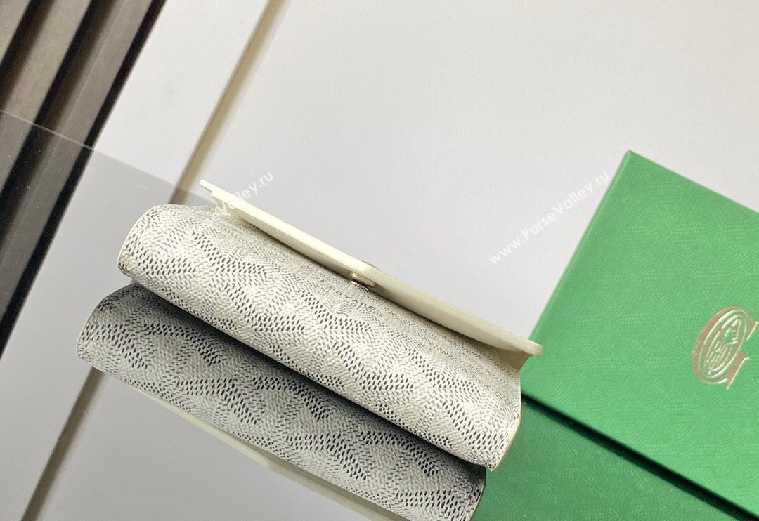 Goyard Saint-Gabriel Wallet White 2024 3319 (ZHANG-240713060)