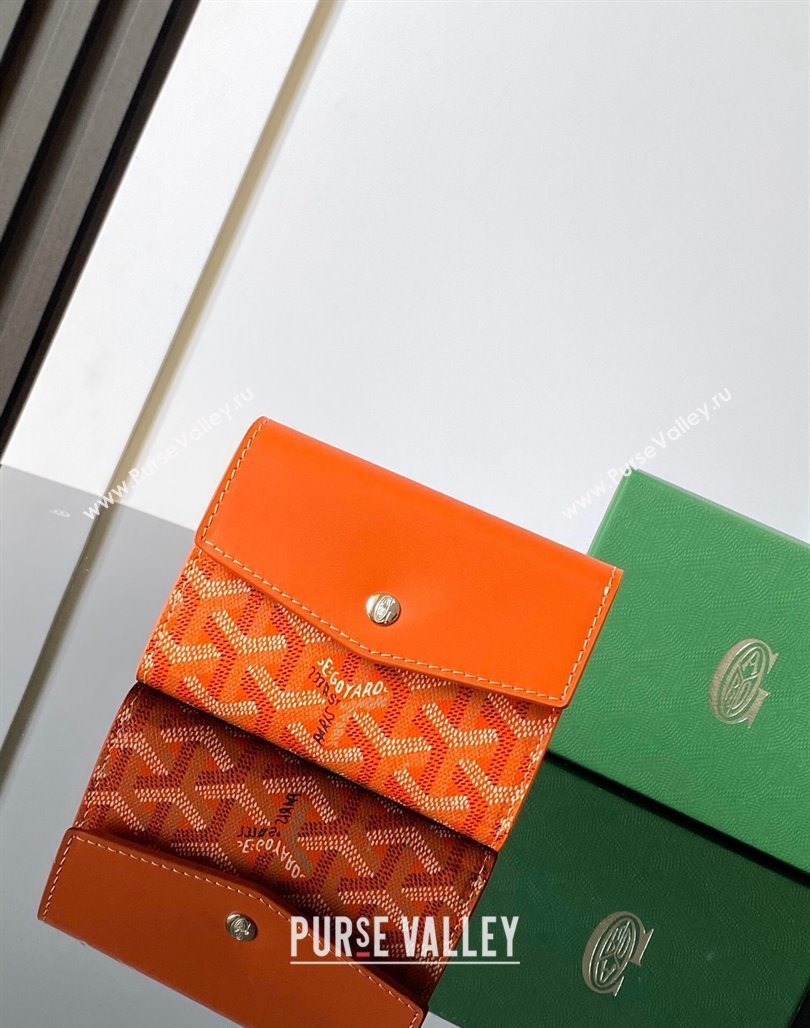 Goyard Saint-Gabriel Wallet Orange 2024 3319 (ZHANG-240713063)