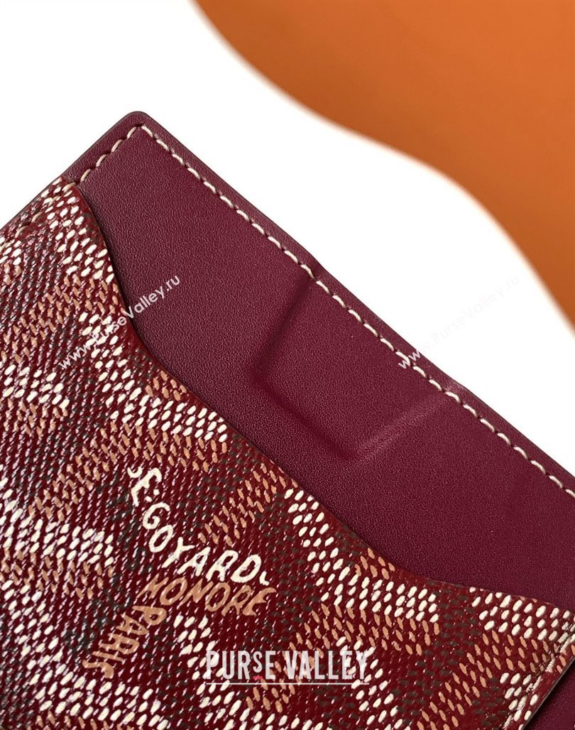 Goyard Venus Bag Mirror Burgundy 2024 3320 (ZHANG-240713072)