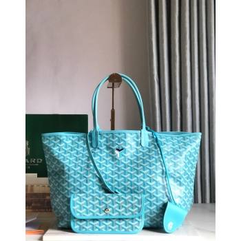 Goyard Saint Louis PM Tote Bag Turquoise Blue 2024 020184 (nana-240713044)