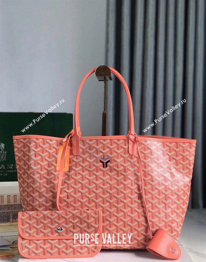 Goyard Saint Louis PM Tote Bag Coral Pink 2024 020184 (nana-240713040)