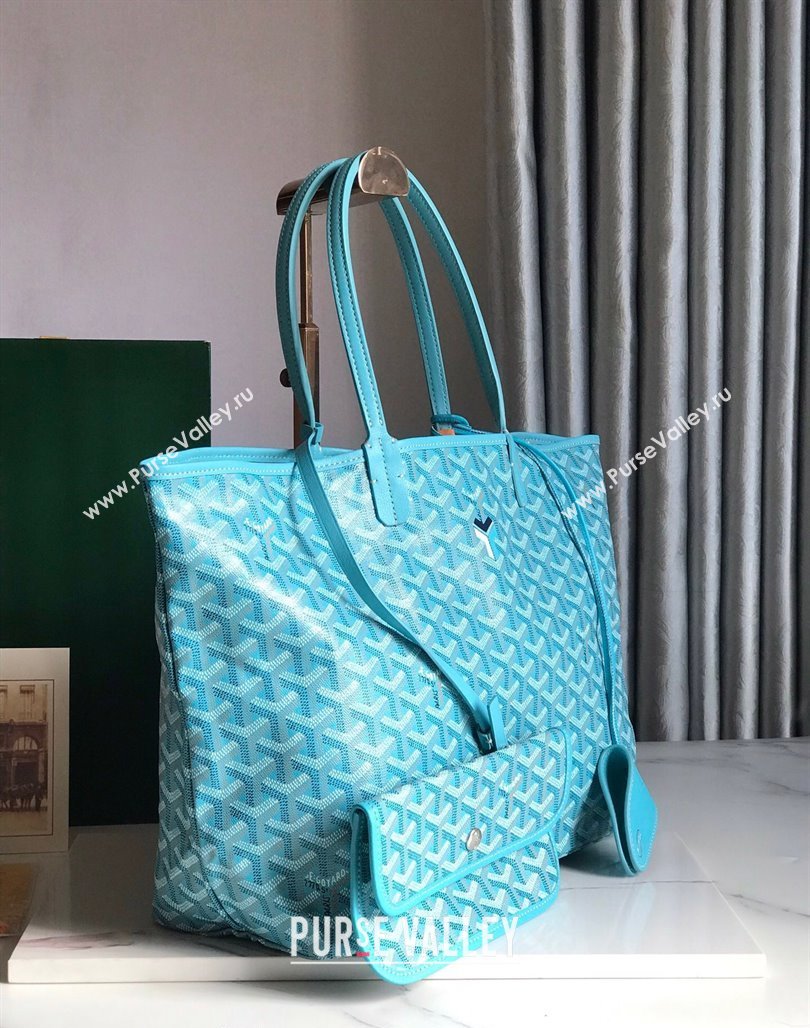 Goyard Saint Louis PM Tote Bag Turquoise Blue 2024 020184 (nana-240713044)