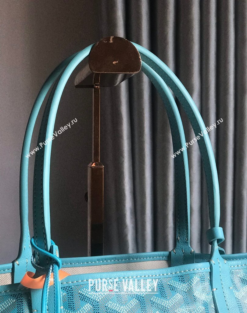 Goyard Saint Louis PM Tote Bag Turquoise Blue 2024 020184 (nana-240713044)