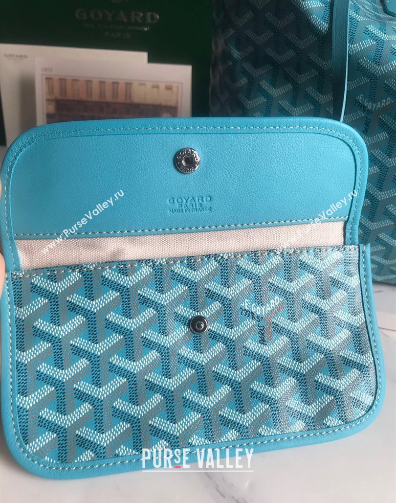 Goyard Saint Louis PM Tote Bag Turquoise Blue 2024 020184 (nana-240713044)