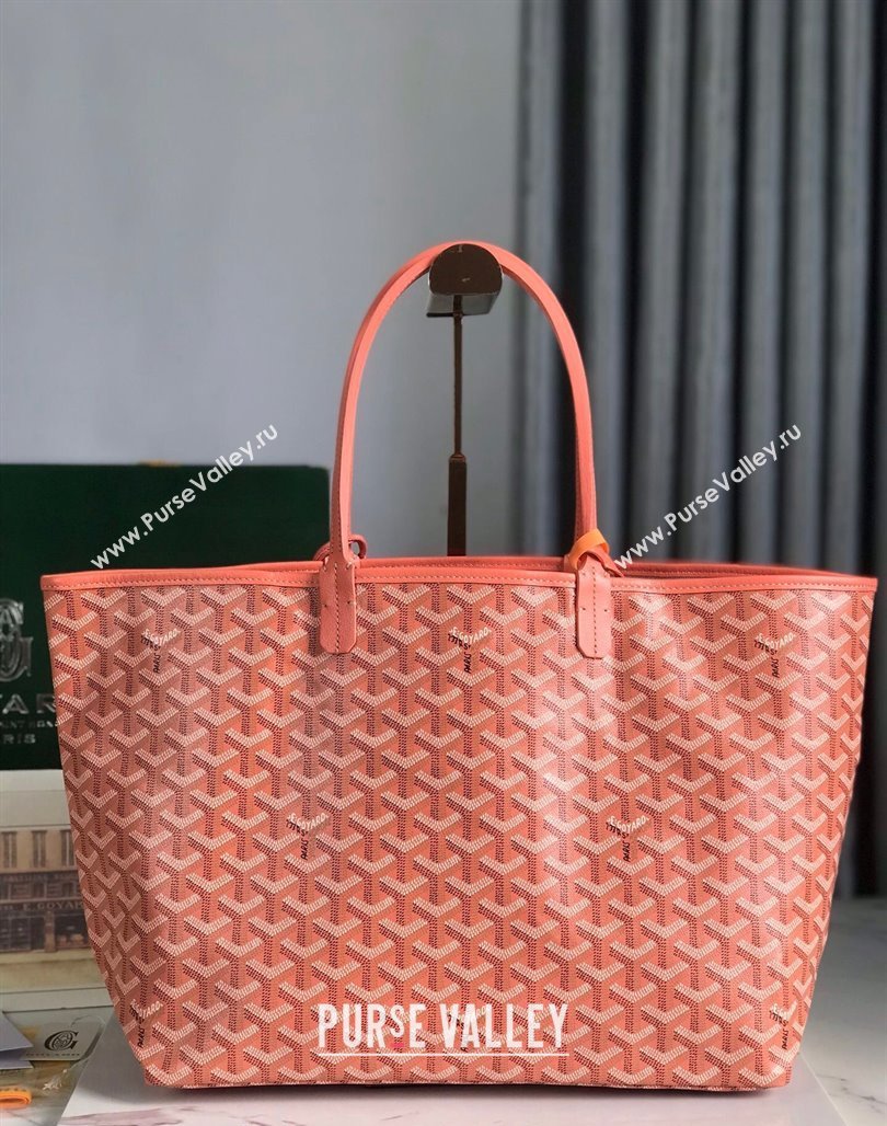 Goyard Saint Louis PM Tote Bag Coral Pink 2024 020184 (nana-240713040)