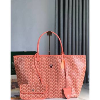 Goyard Saint Louis GM Tote Bag Coral Pink 2024 020144 (nana-240713045)