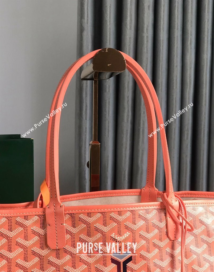 Goyard Saint Louis PM Tote Bag Coral Pink 2024 020184 (nana-240713040)