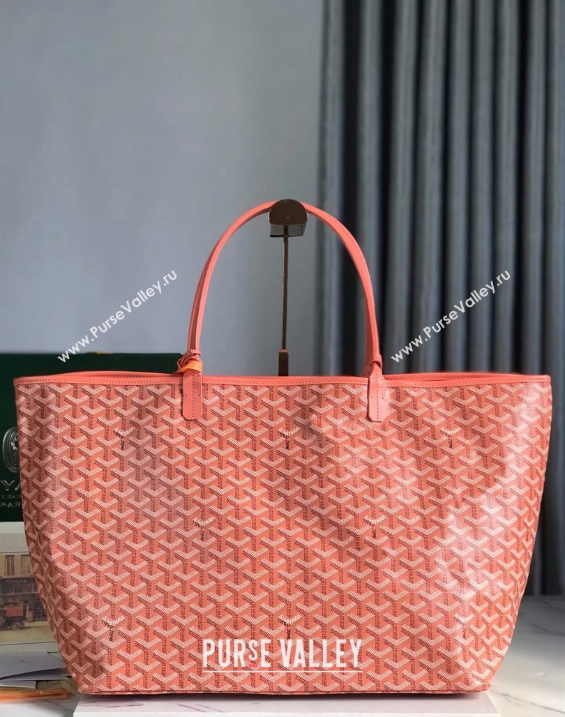 Goyard Saint Louis GM Tote Bag Coral Pink 2024 020144 (nana-240713045)