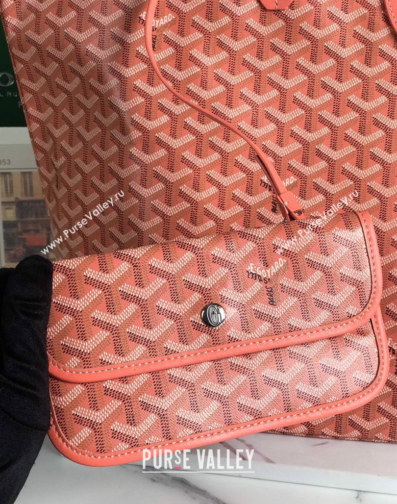 Goyard Saint Louis GM Tote Bag Coral Pink 2024 020144 (nana-240713045)