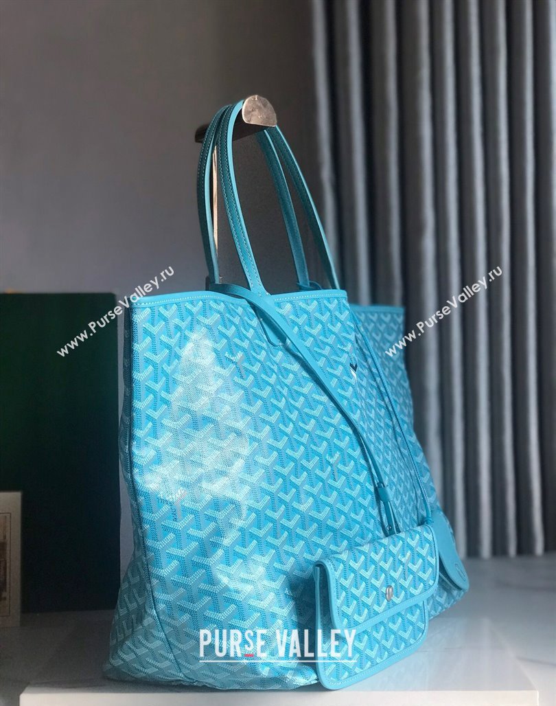 Goyard Saint Louis GM Tote Bag Turquoise Blue 2024 020144 (nana-240713049)