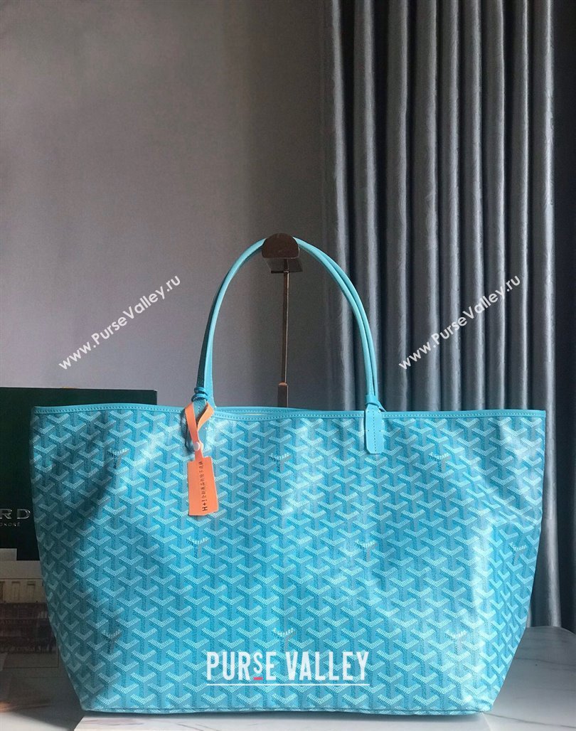 Goyard Saint Louis GM Tote Bag Turquoise Blue 2024 020144 (nana-240713049)