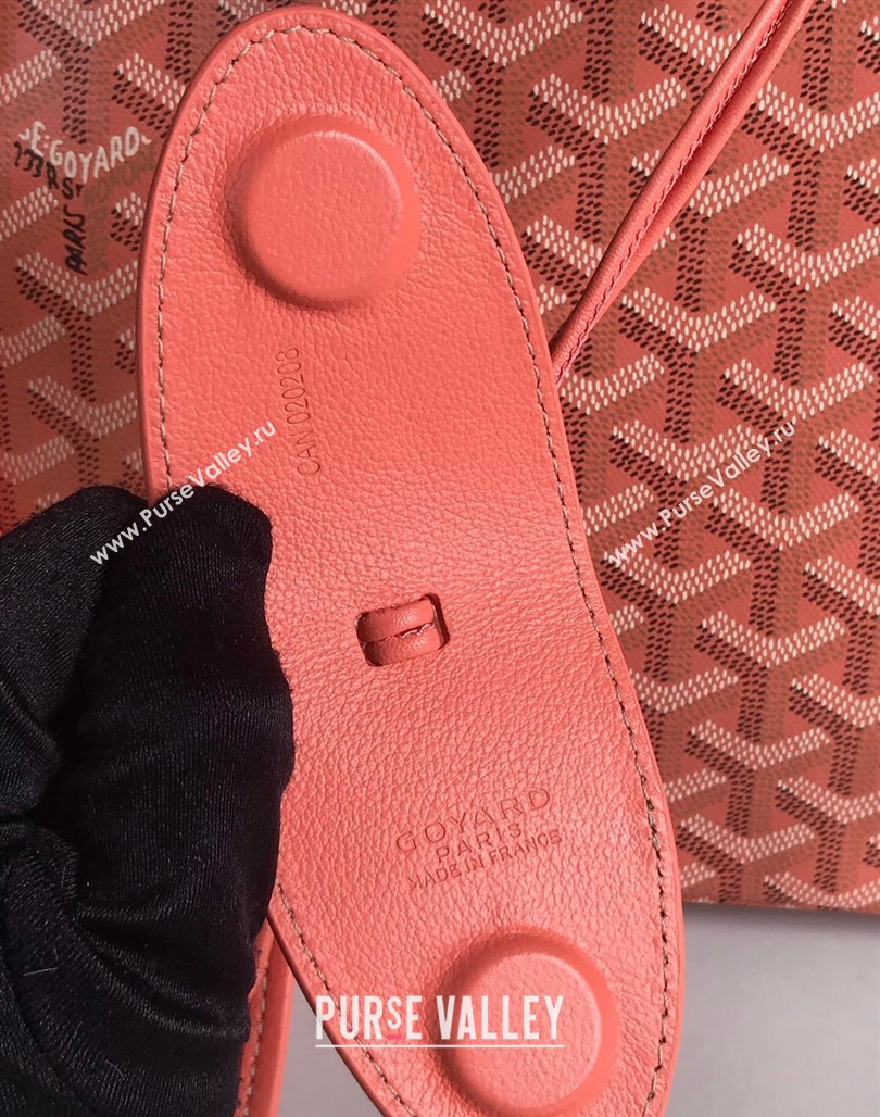 Goyard Saint Louis PM Tote Bag Coral Pink 2024 020184 (nana-240713040)