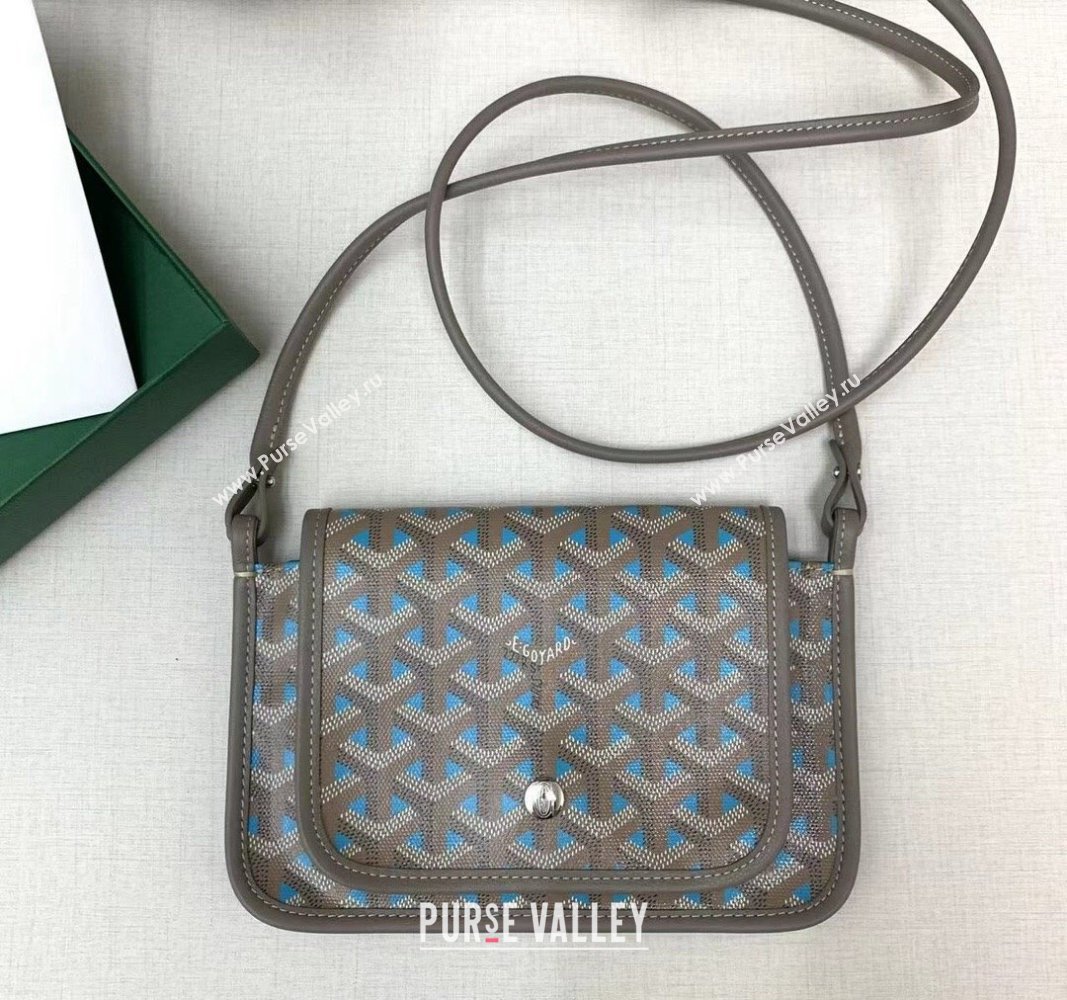 Goyard Plumet Pocket Wallet Mini Bag Turquoise Blue 2024 GY8015 (ZHANG-240803027)