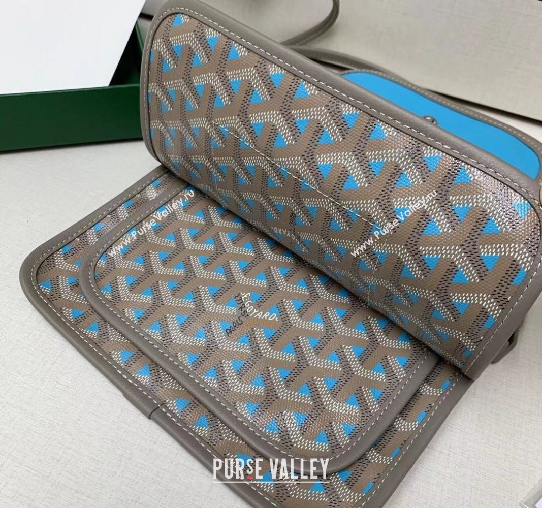 Goyard Plumet Pocket Wallet Mini Bag Turquoise Blue 2024 GY8015 (ZHANG-240803027)