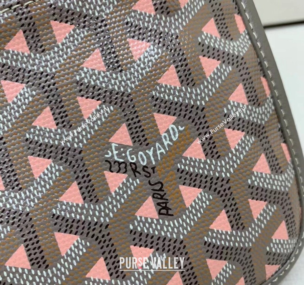 Goyard Plumet Pocket Wallet Mini Bag Powder Pink 2024 GY8015 (ZHANG-240803028)