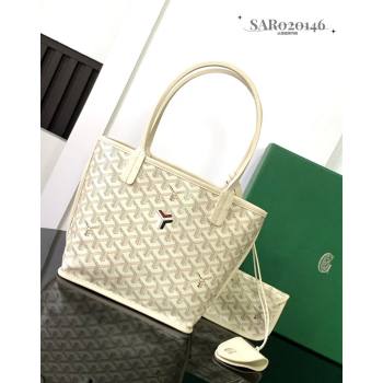 Goyard Anjou Mini Tote Bag Sand Beige 2024 2321 (ZHANG-240803007)