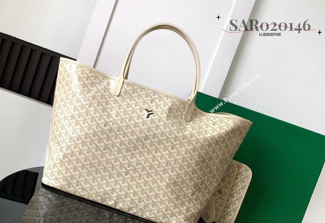 Goyard Saint Louis GM Tote Bag Sand Beige 2024 020144L (ZHANG-240803008)